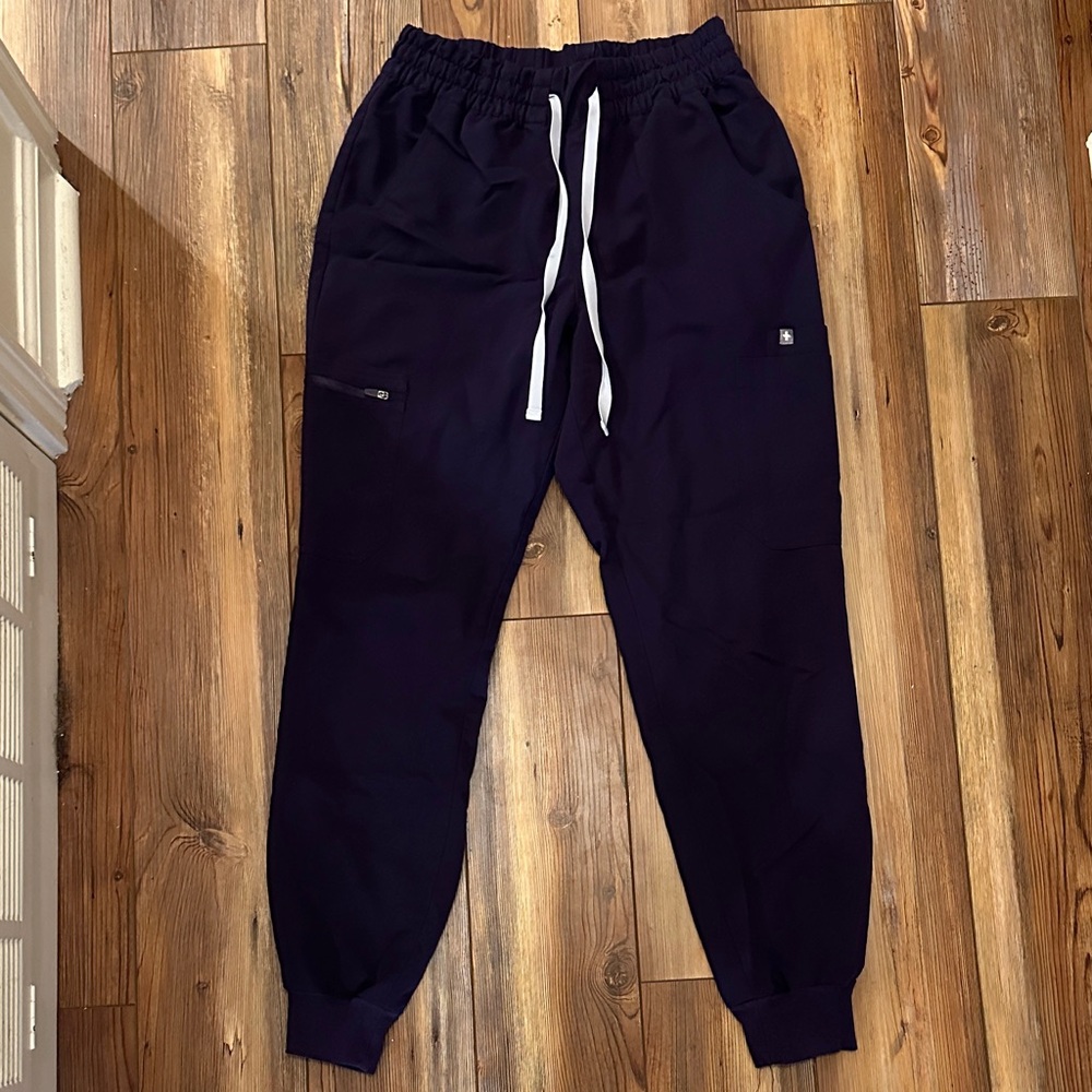 Figs Purple Jam High Waisted Uman Relaxed Joggers